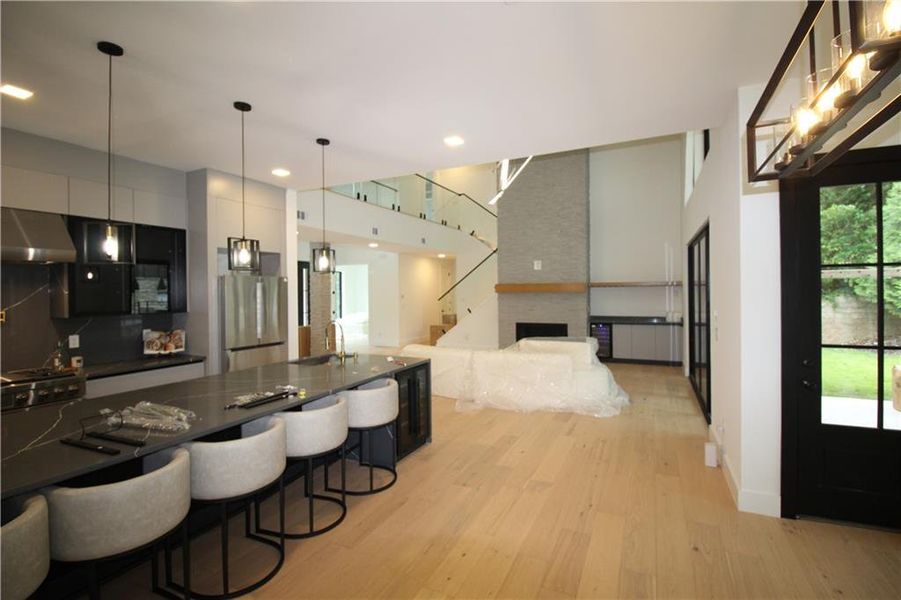 Furnished interior view inside a new home in , Sandy Springs (Image 35). Furnished interior view inside a new home in , Sandy Springs (Image 35).