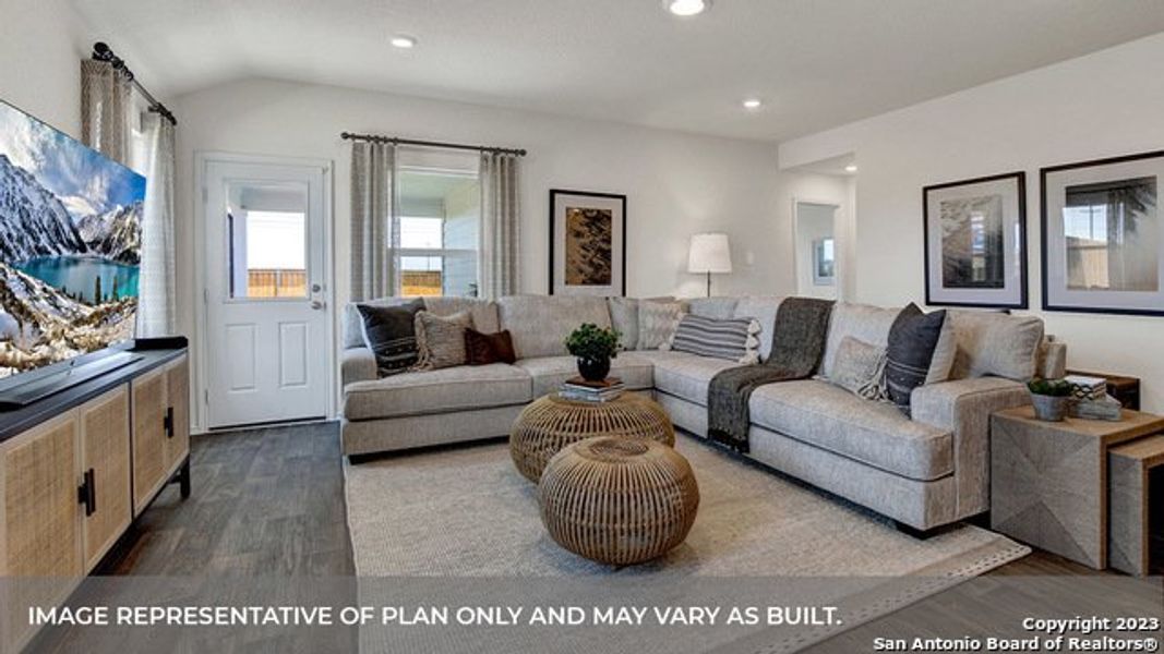 Furnished interior view inside a new home in Navarro Fields, Seguin (Image 16).