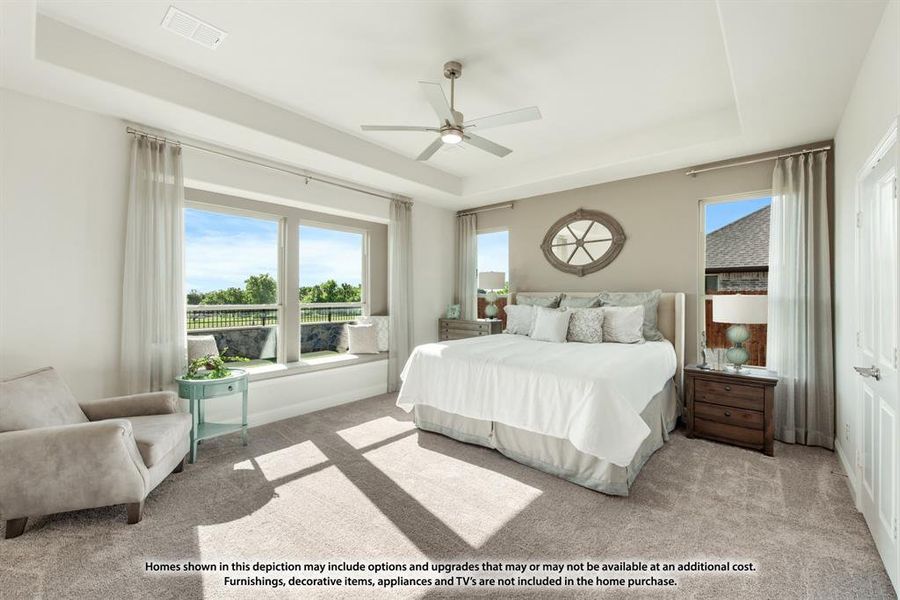 Furnished interior view inside a new home in Ridge Ranch, Mesquite (Image 17).