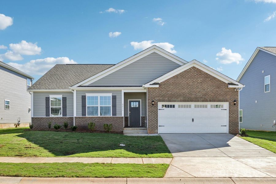 Front exterior of a new home in Nolen Farm, Gastonia, NC, highlighting curb appeal (Image 1).