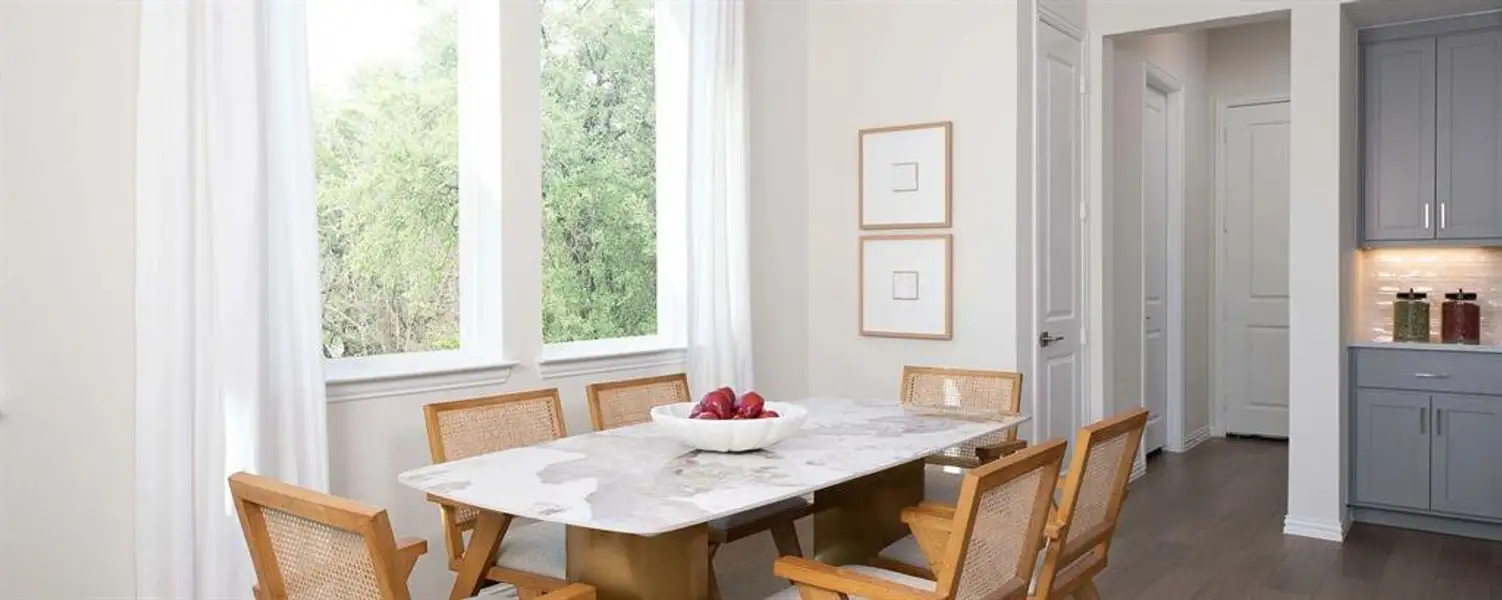 Furnished interior view inside a new home in The Farm, Allen (Image 4). Furnished interior view inside a new home in The Farm, Allen (Image 4).