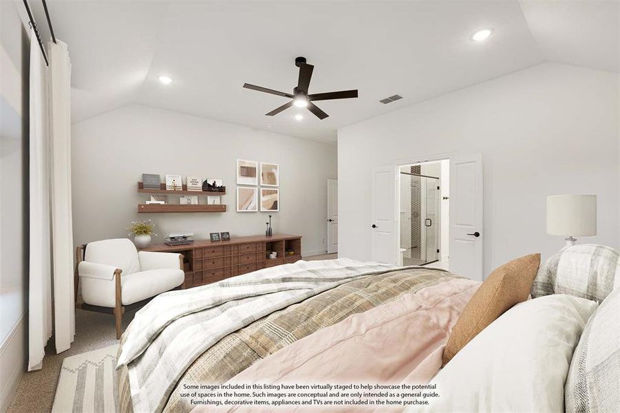 Furnished interior view inside a new home in Terracina, Rockwall (Image 19).