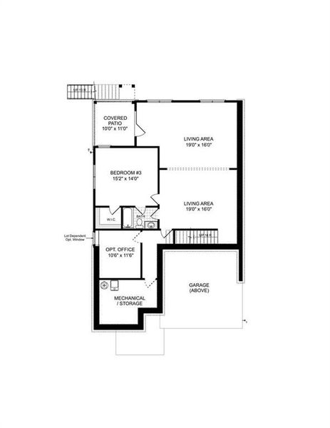2D floor plan layout of this home in , Acworth, GA (Image 3).