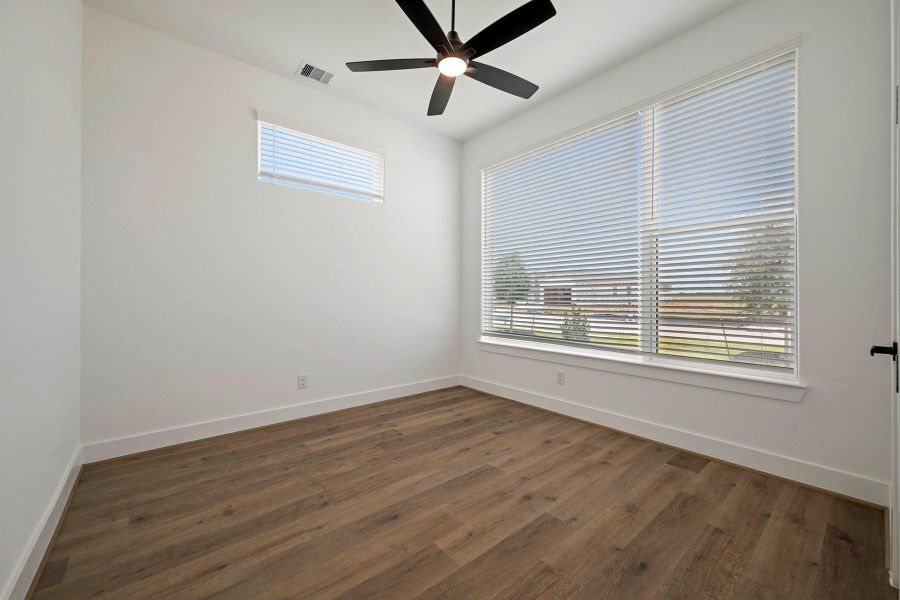 Spacious, unfurnished interior of a new home in Hallimore Ranch, Rosenberg (Image 24). Spacious, unfurnished interior of a new home in Hallimore Ranch, Rosenberg (Image 24).