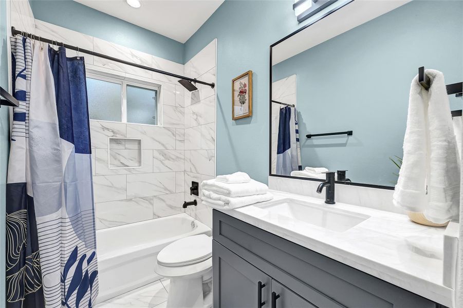 Furnished interior view inside a new home in , Houston (Image 11).