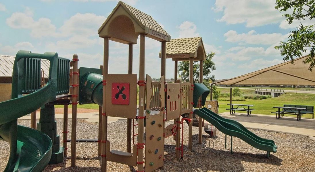 View of community jungle gym