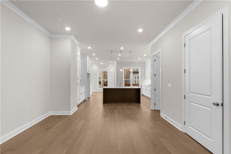 Spacious, unfurnished interior of a new home in Ward's Crossing Townhomes, Johns Creek (Image 33).