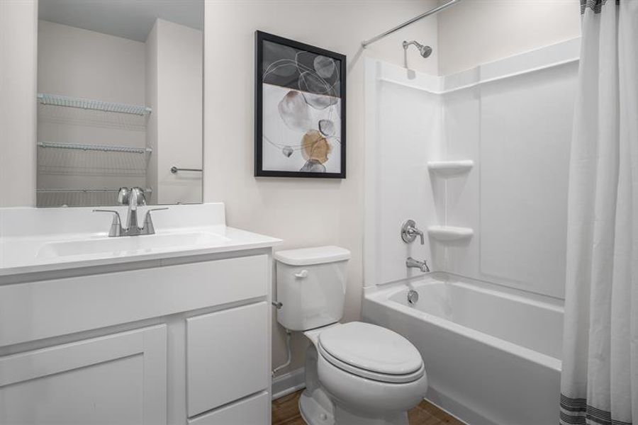 Furnished interior view inside a new home in Fall Crest, Antioch (Image 18).