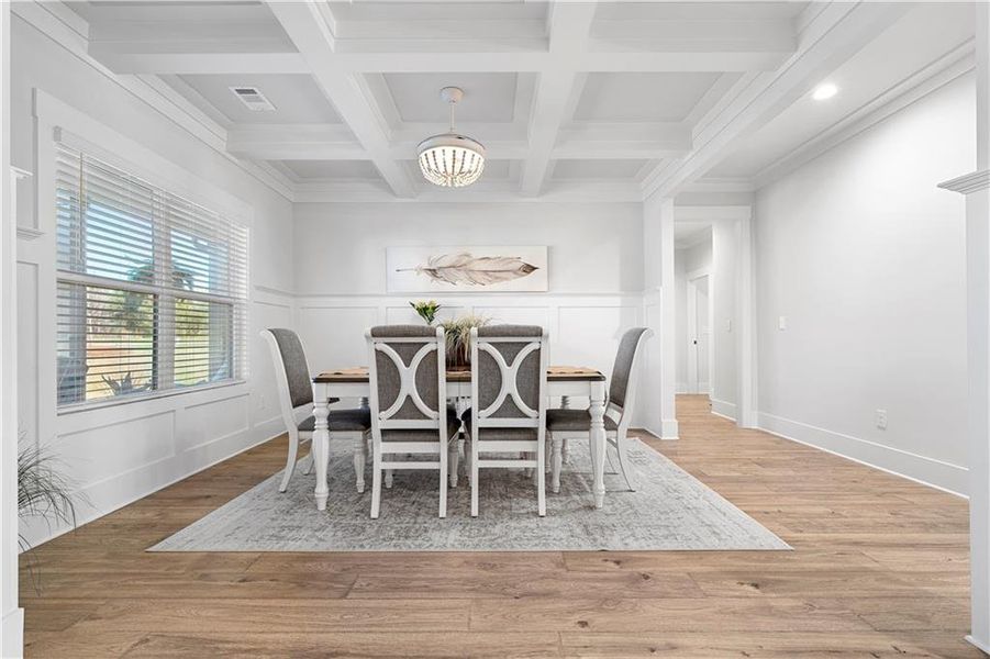 Furnished interior view inside a new home in , Monroe (Image 16).