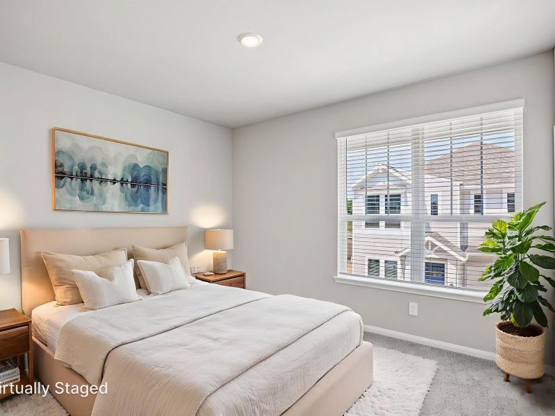 Furnished interior view inside a new home in Katy Grand Village - Luxe Series, Katy (Image 8).
