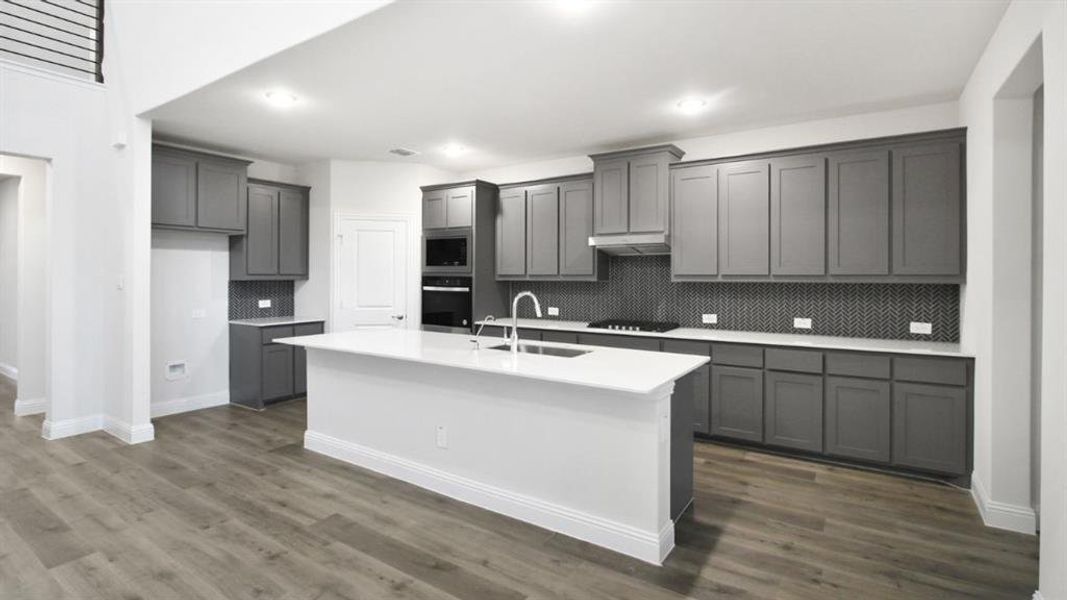 Furnished interior view inside a new home in The Landing at Hidden Lakes, McKinney (Image 8).