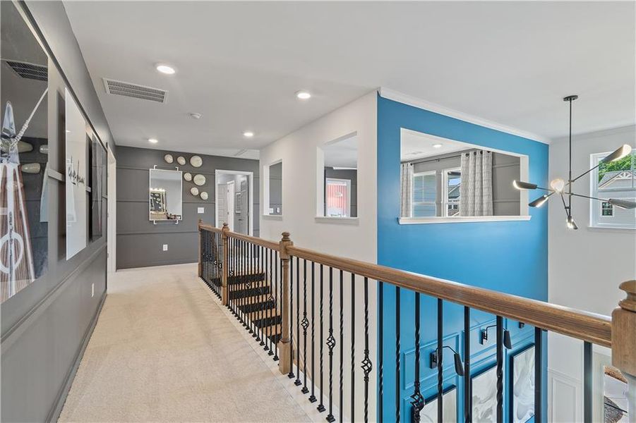 Furnished interior view inside a new home in Westwind Estates, Hampton (Image 44).