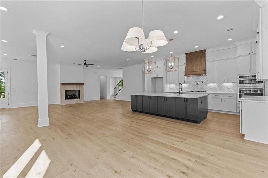 Furnished interior view inside a new home in , Buford (Image 17).