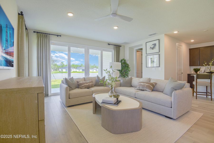 Furnished interior view inside a new home in Woodbridge, Fernandina Beach (Image 9).