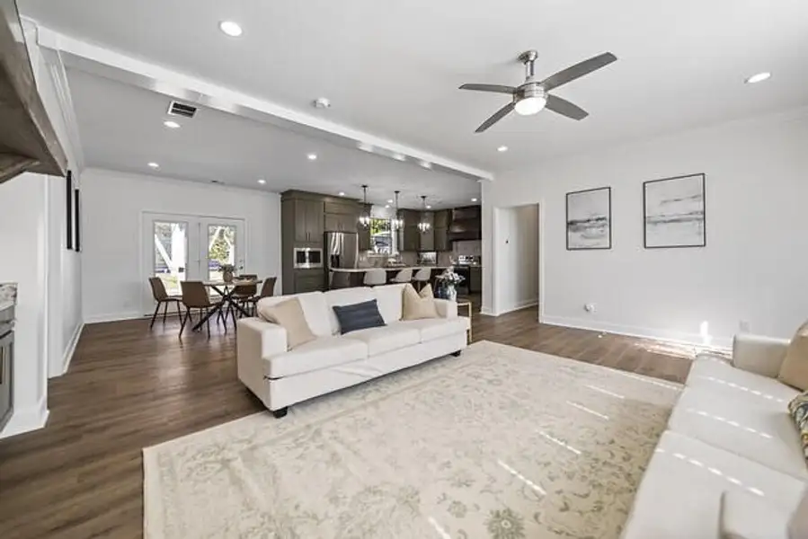 Furnished interior view inside a new home in , Cross (Image 10).