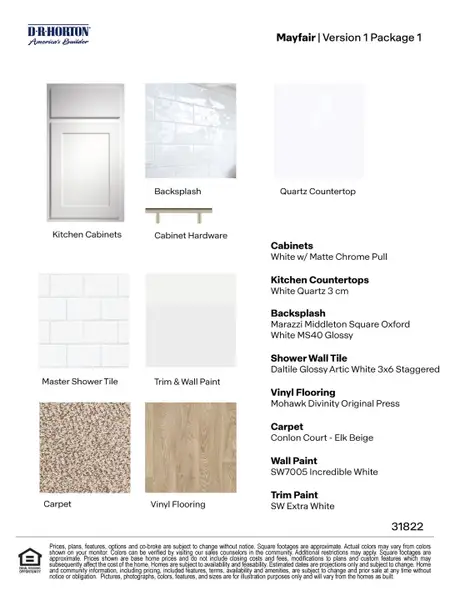 Sample of building materials used in homes in Mayfair, New Braunfels (Image 4).