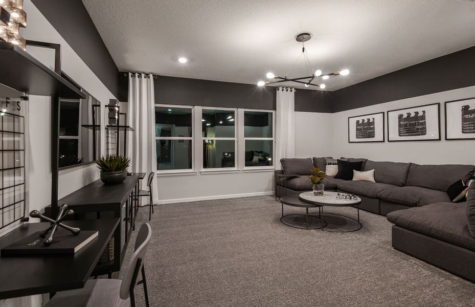 Furnished interior view inside a new home in Oakfield Trails, Parrish (Image 5).