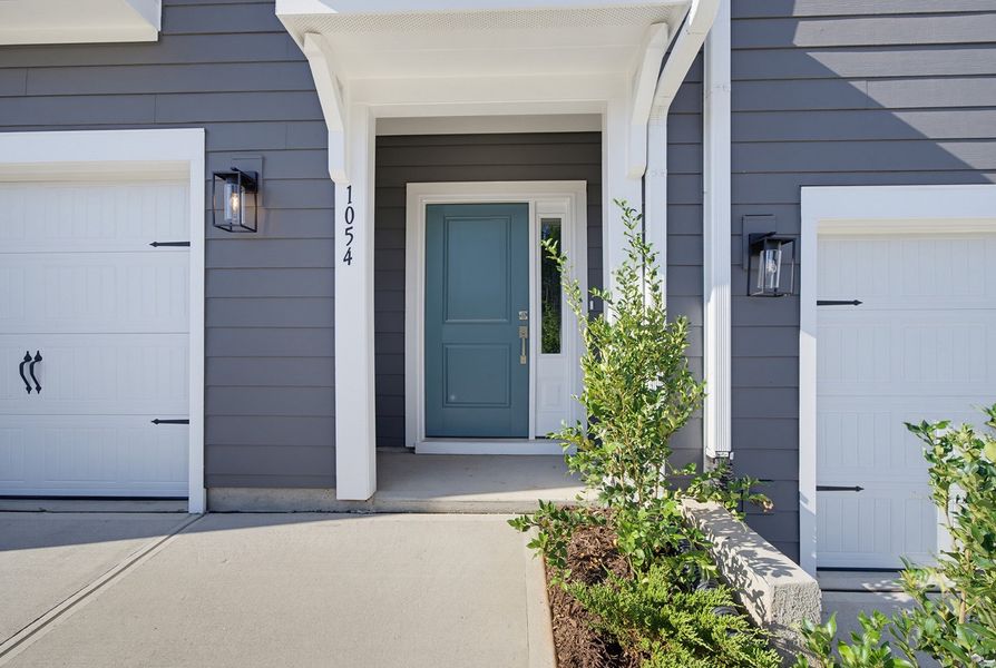 Exterior details and patio area of a home in Sweetbrier, Durham (Image 3).