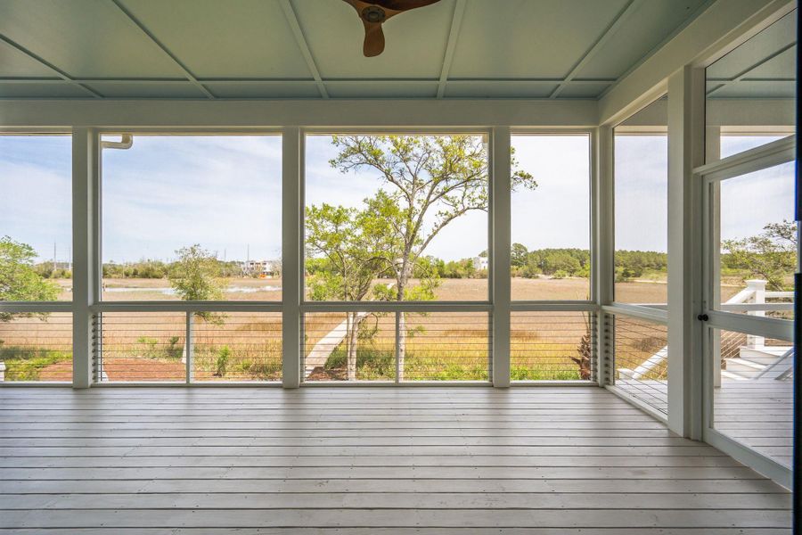 Exterior details and patio area of a home in , Johns Island (Image 36).