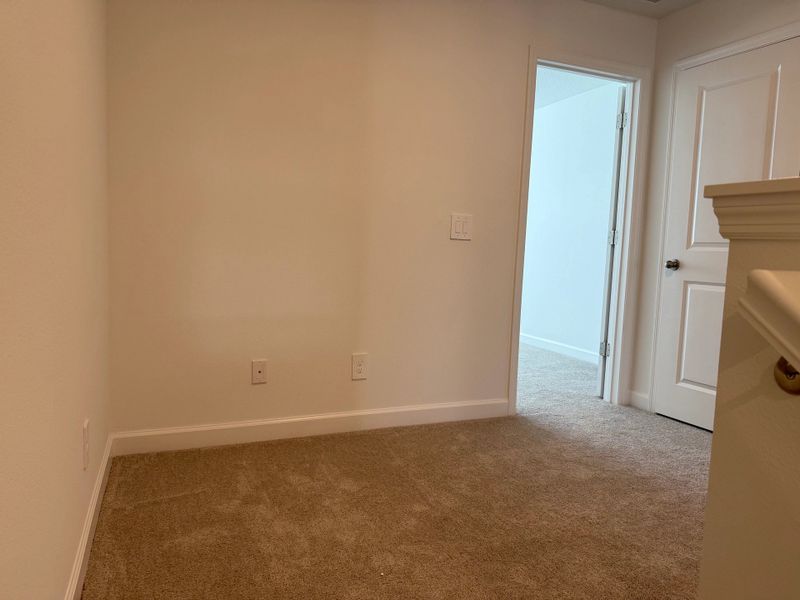 Loft as you walk upstairs - under construction