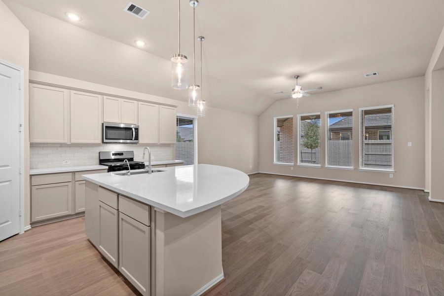 Furnished interior view inside a new home in Pomona 50' & 55', Manvel (Image 5).