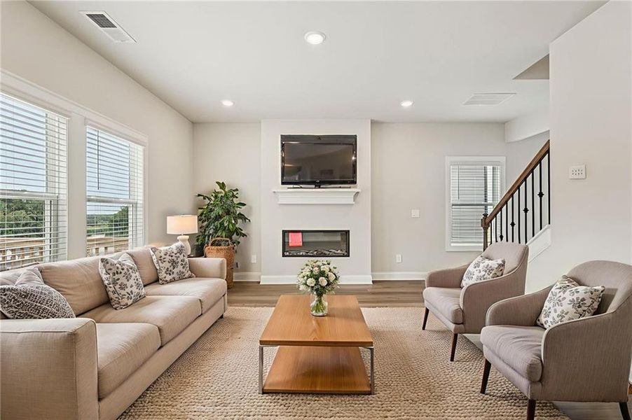 Furnished interior view inside a new home in Hemingway - Reserve Series, Cumming (Image 6).