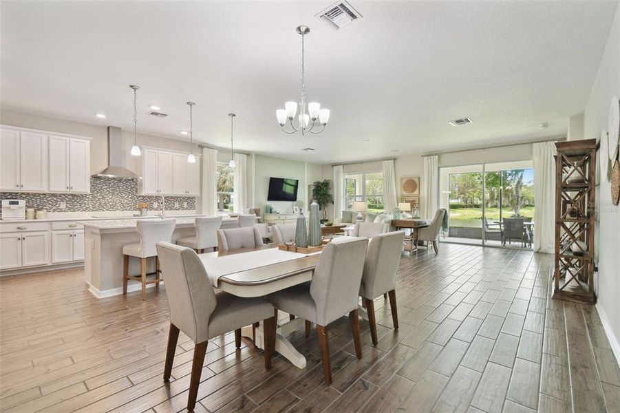 Furnished interior view inside a new home in Cascades at Southern Hills, Brooksville (Image 4).