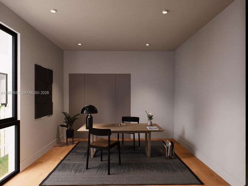 Furnished interior view inside a new home in , Hollywood (Image 8).