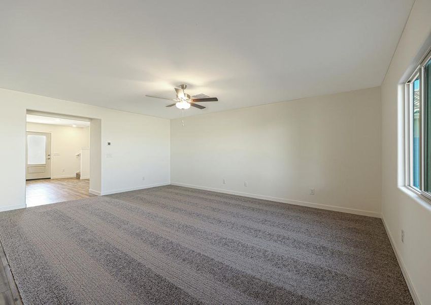 Enjoy time with family in this spacious, open family room.