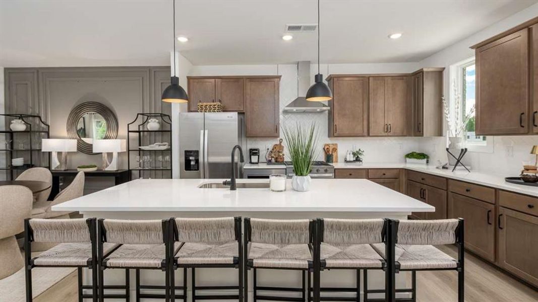 Furnished interior view inside a new home in Overlook at Peachtree Corners, Peachtree Corners (Image 6).