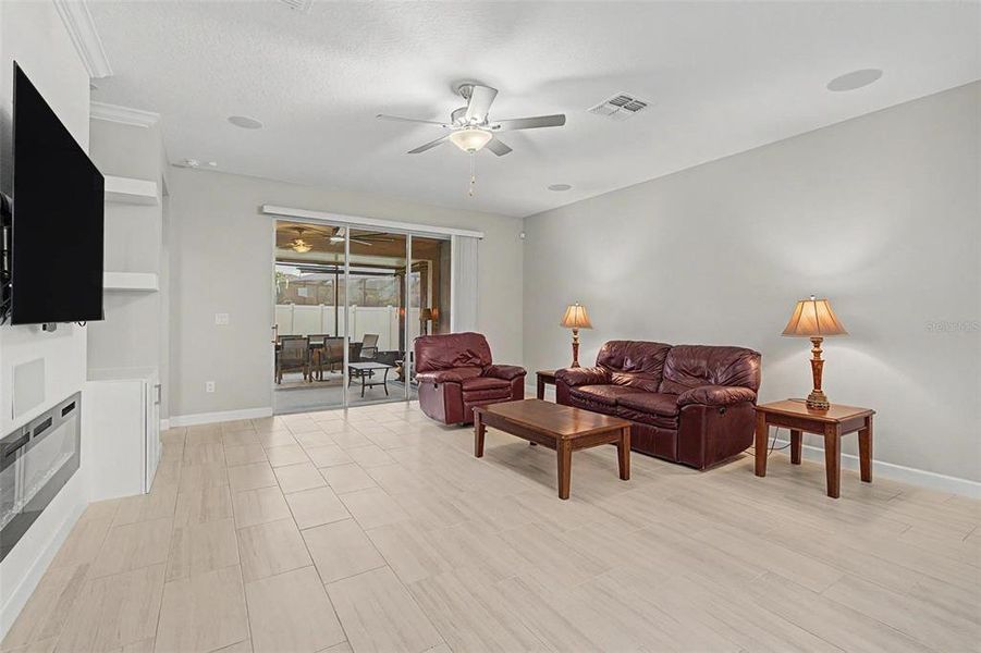 Furnished interior view inside a new home in , San Antonio (Image 43).