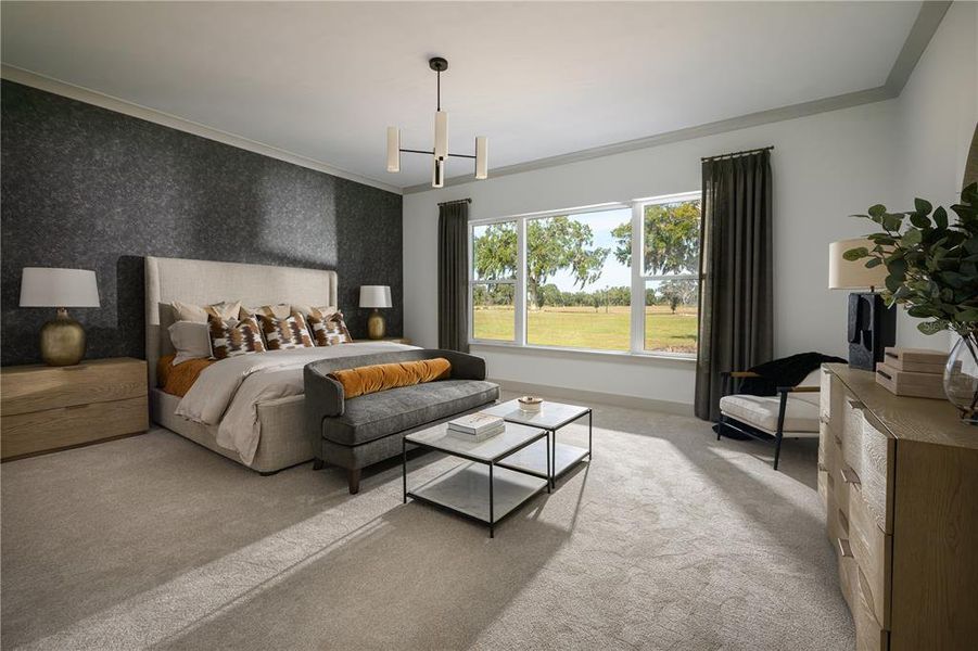 Furnished interior view inside a new home in , Archer (Image 6).