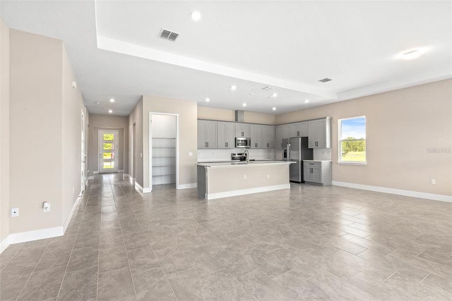 Spacious, unfurnished interior of a new home in Gray Hawk at Hole Two, Daytona Beach (Image 22). Spacious, unfurnished interior of a new home in Gray Hawk at Hole Two, Daytona Beach (Image 22).