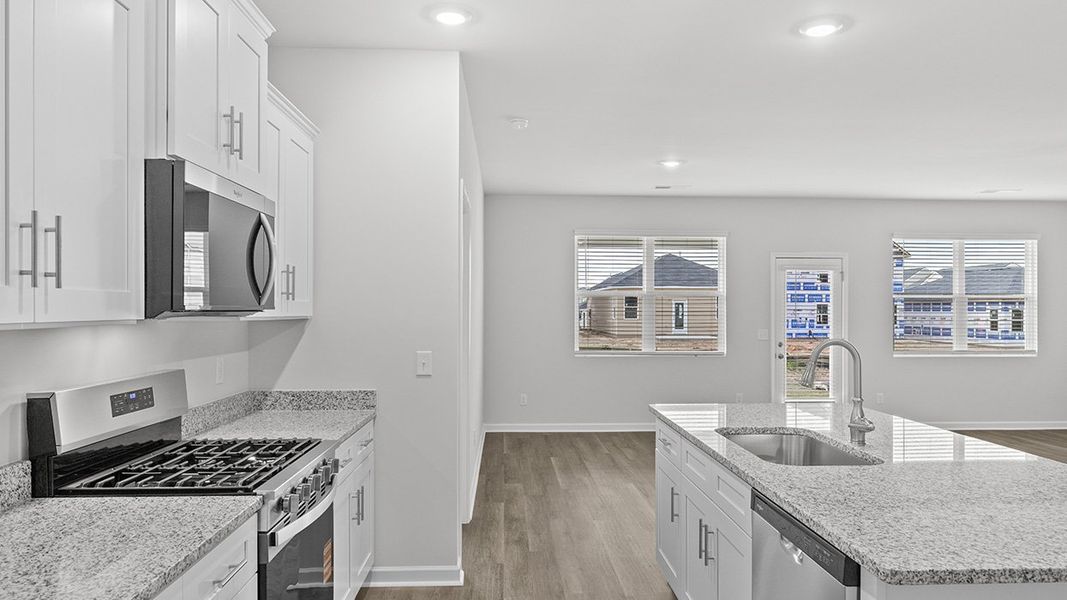 Furnished interior view inside a new home in Highland Hills, Graniteville (Image 10).