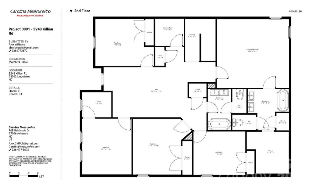 2D floor plan layout of this home in , Lincolnton, NC (Image 6).