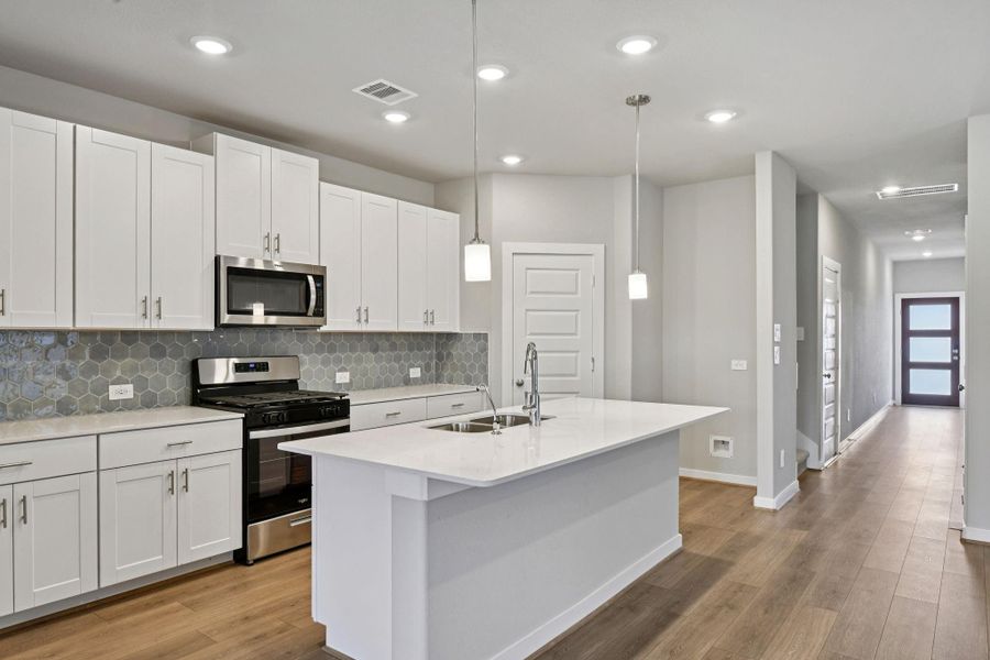 Photo is not of the actual home, but is an inspirational photo of builder’s model home and may depict options, furnishings, and/or decorator features that are not included