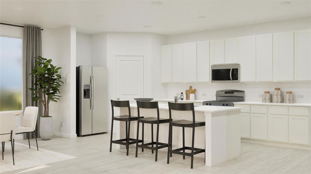 Furnished interior view inside a new home in Ashland, Angleton (Image 16).