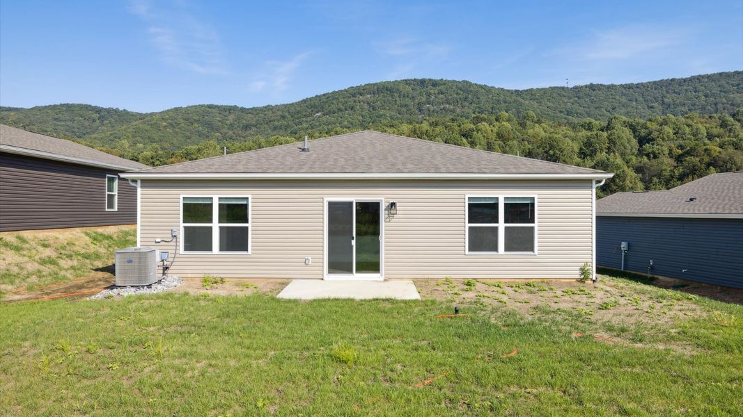 Front exterior of a new home in Emory Creek, Harriman, TN, highlighting curb appeal (Image 2).
