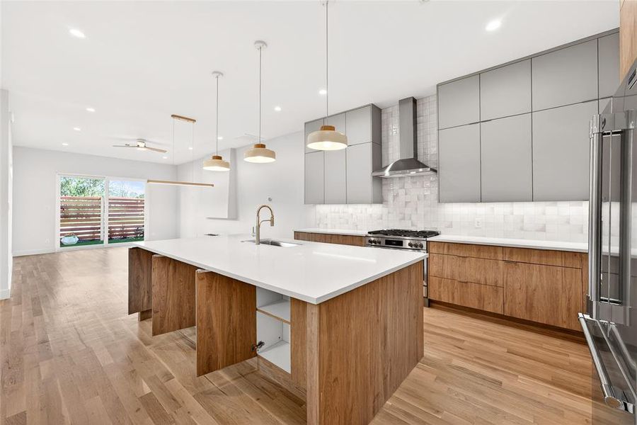 Furnished interior view inside a new home in , Dallas (Image 5).