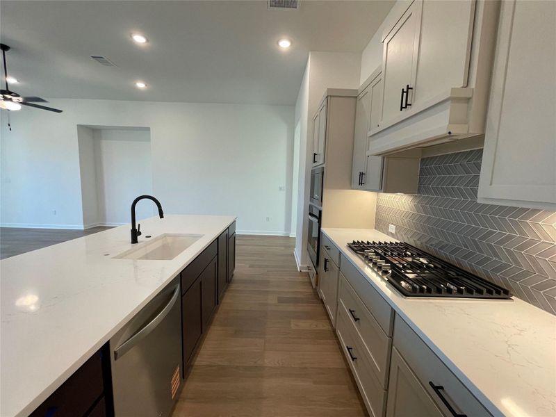 Stunning Finishes in Open Concept Kitchen