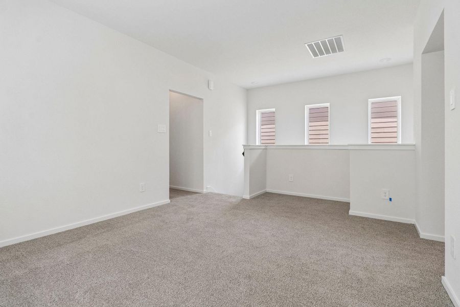 Photos are not of the actual home, but are photos of the builder home with same floorplan with similar interior finishes.