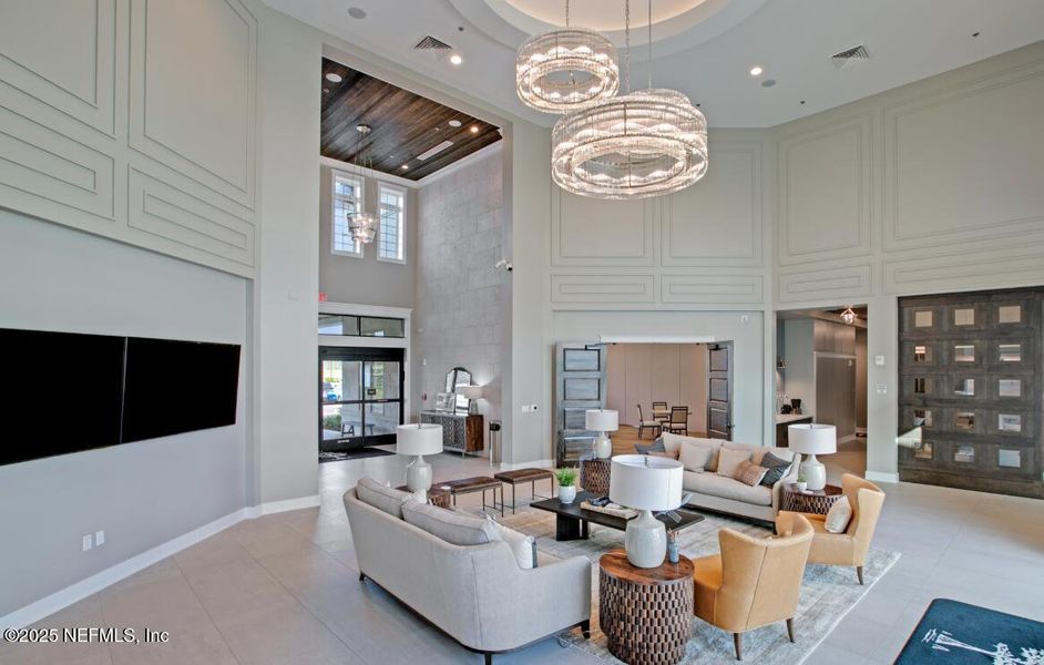 Furnished interior view inside a new home in Stillwater | Active Adult 55+: Stillwater - Villas, St. Johns (Image 3). Furnished interior view inside a new home in Stillwater | Active Adult 55+: Stillwater - Villas, St. Johns (Image 3).