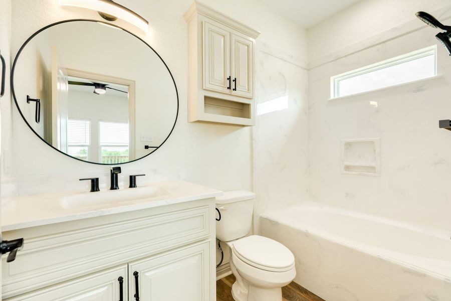 Furnished interior view inside a new home in , Oyster Creek (Image 8).