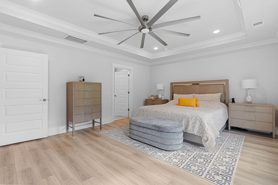 Furnished interior view inside a new home in Sea Island Preserve, Johns Island (Image 46).