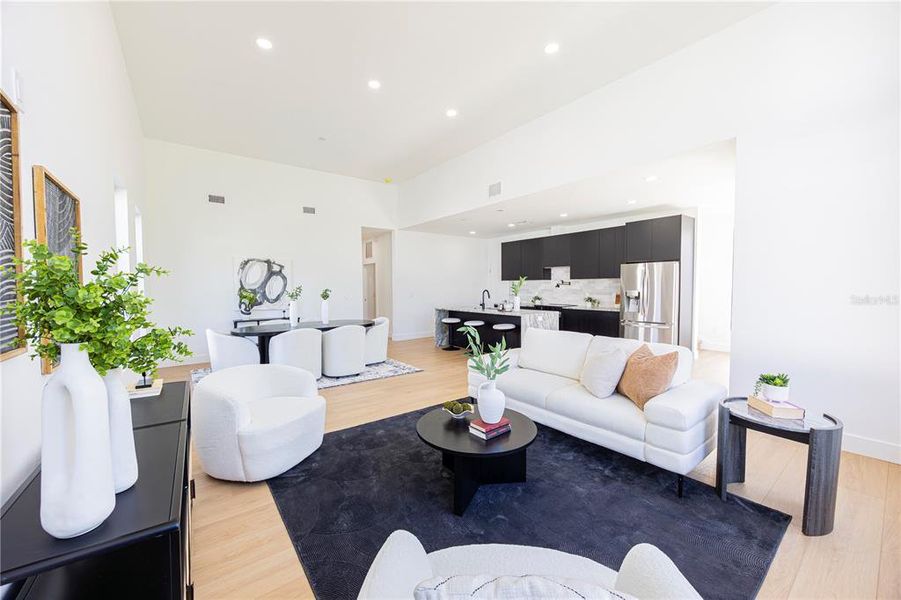 Furnished interior view inside a new home in , St. Petersburg (Image 51).