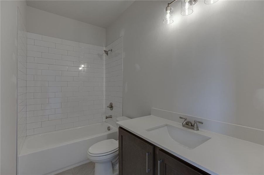Furnished interior view inside a new home in , Buford (Image 10).