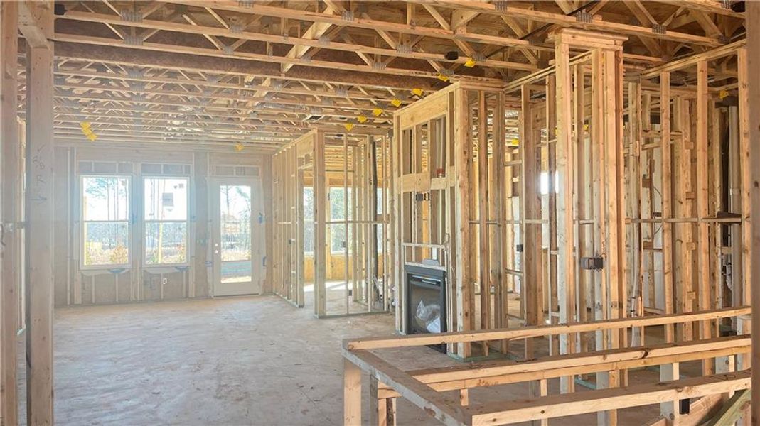 In-progress construction of a new home in , Canton, GA (Image 17).