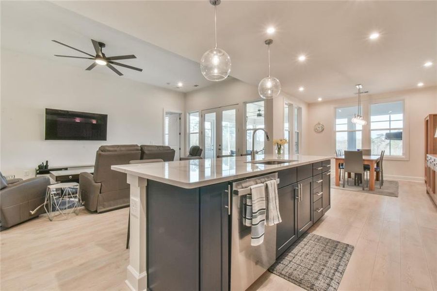 Furnished interior view inside a new home in , Hoschton (Image 25).