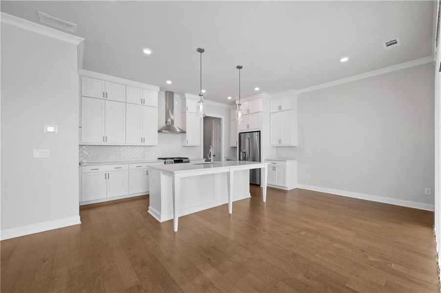 Furnished interior view inside a new home in Palisades Single Family, Cumming (Image 14).