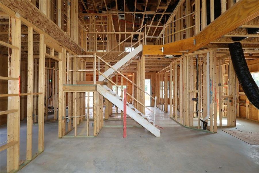In-progress construction of a new home in Settingdown Farms, Cumming, GA (Image 7).